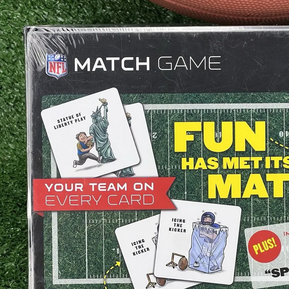 NFL Match Game‎ Seattle Seahawks Memory Toys Kids Birthday Football Party Gifts